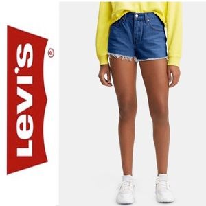 Levi’s 501 Cotton High-Rise Denim Shorts